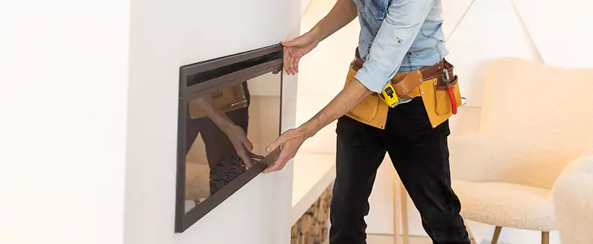 Metal Fireplace Installation in Cloverleaf, Texas