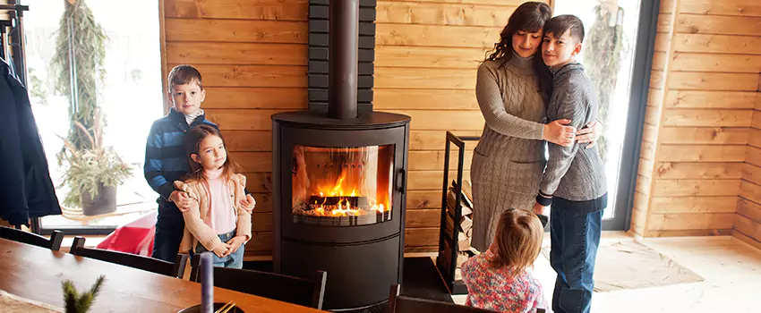Morso Cast Iron Fireplace Insert Installation in Cloverleaf, Texas