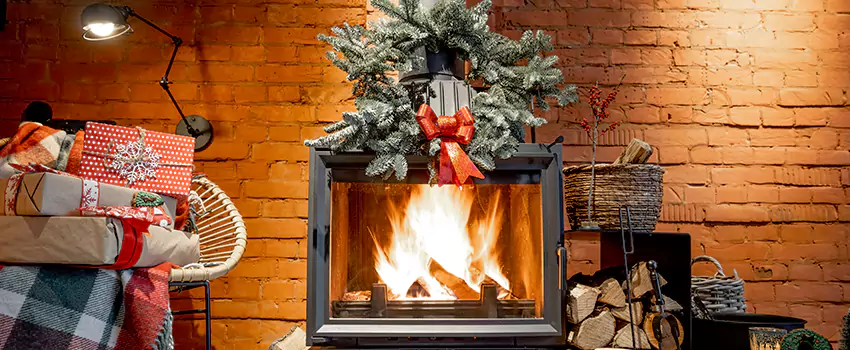 Travis Industries Linear Gas Fireplace Installation in Cloverleaf, Texas