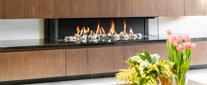 Double-height Fireplace Design Refurbishment in Cloverleaf, Texas
