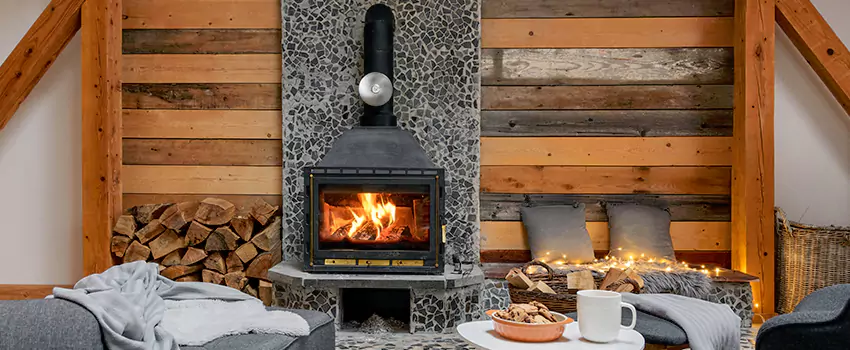 Thelin Hearth Products Direct Vent Gas Stove Fireplace Inspection in Cloverleaf, Texas